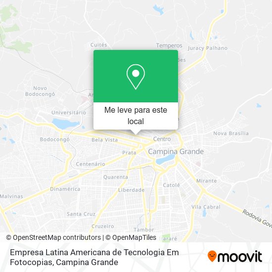 Empresa Latina Americana de Tecnologia Em Fotocopias mapa