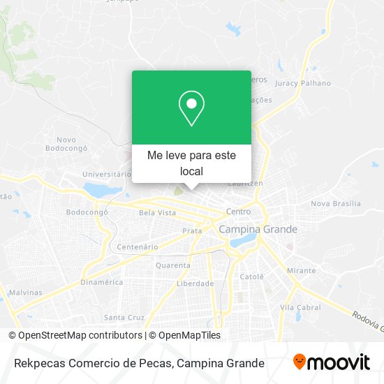 Rekpecas Comercio de Pecas mapa