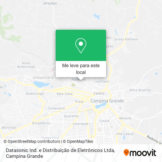 Datasonic Ind. e Distribuição de Eletrônicos Ltda mapa