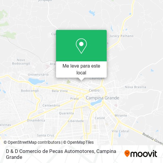 D & D Comercio de Pecas Automotores mapa