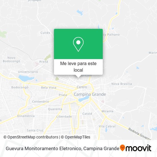 Guevura Monitoramento Eletronico mapa