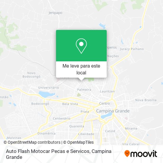 Auto Flash Motocar Pecas e Servicos mapa
