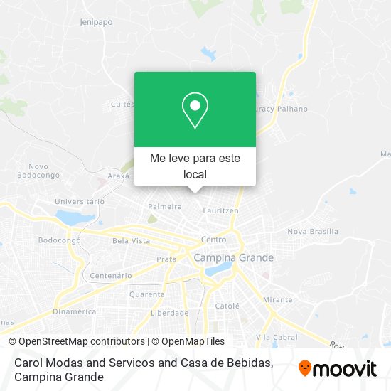 Carol Modas and Servicos and Casa de Bebidas mapa