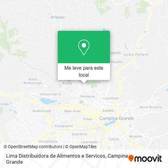 Lima Distribuidora de Alimentos e Servicos mapa