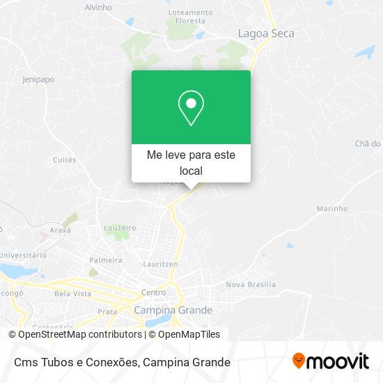 Cms Tubos e Conexões mapa