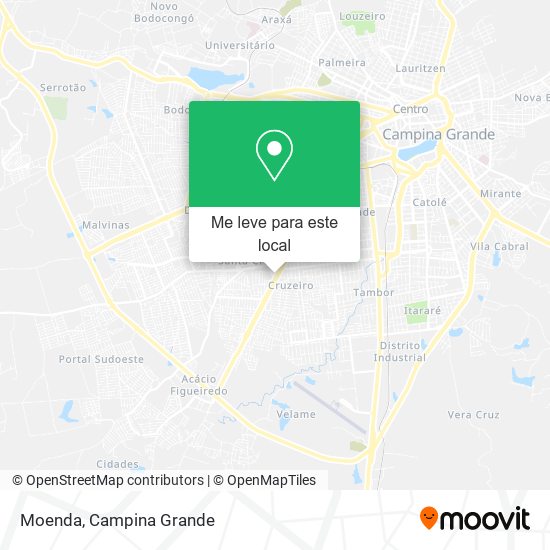 Moenda mapa