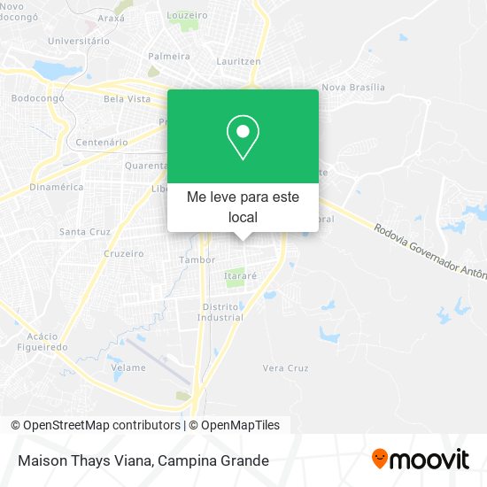 Maison Thays Viana mapa