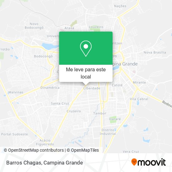 Barros Chagas mapa