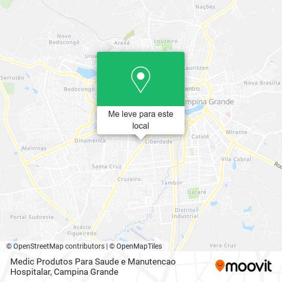 Medic Produtos Para Saude e Manutencao Hospitalar mapa