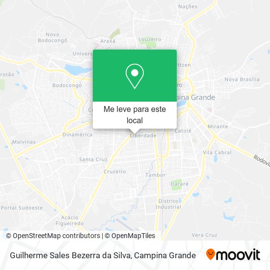 Guilherme Sales Bezerra da Silva mapa