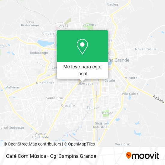 Café Com Música - Cg mapa