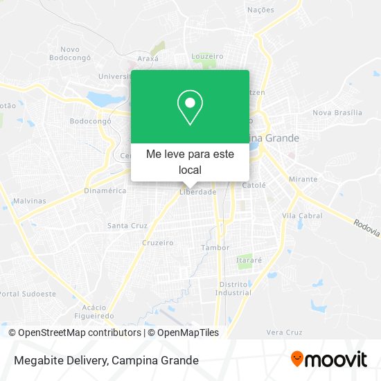 Megabite Delivery mapa