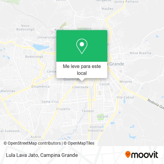 Lula Lava Jato mapa