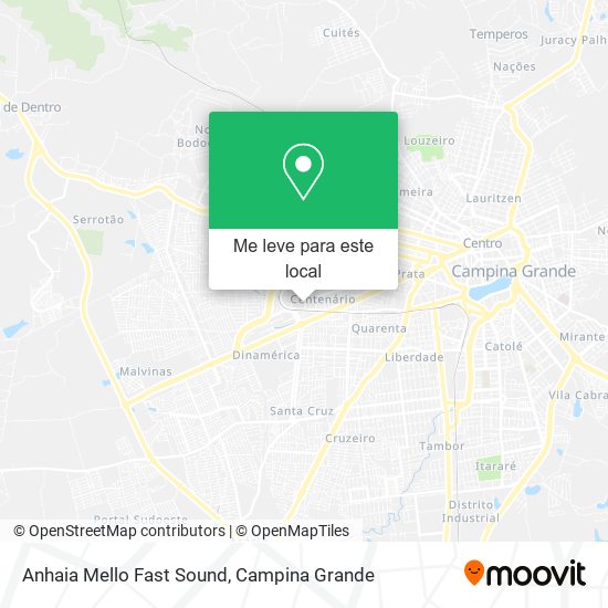 Anhaia Mello Fast Sound mapa