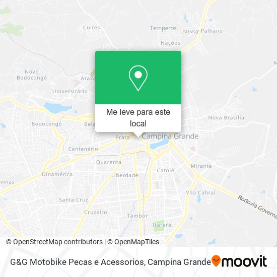 G&G Motobike Pecas e Acessorios mapa