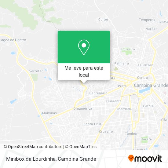 Minibox da Lourdinha mapa