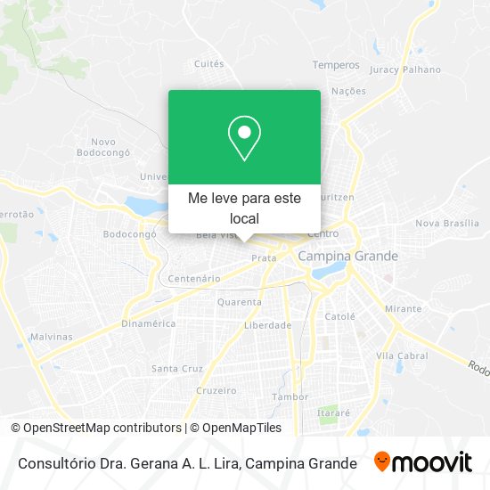 Consultório Dra. Gerana A. L. Lira mapa