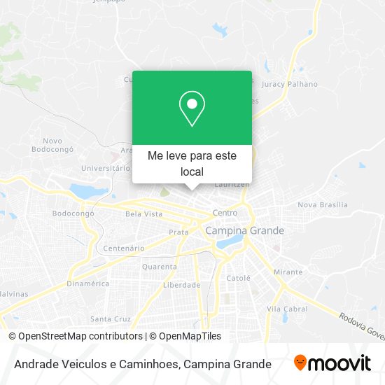 Andrade Veiculos e Caminhoes mapa