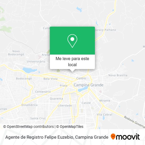 Agente de Registro Felipe Euzebio mapa