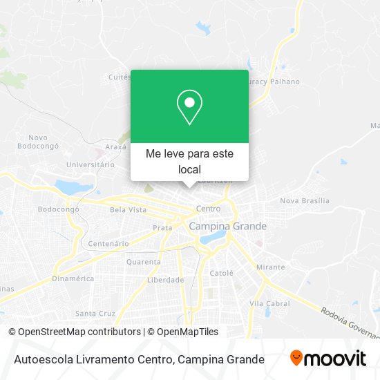 Autoescola Livramento Centro mapa