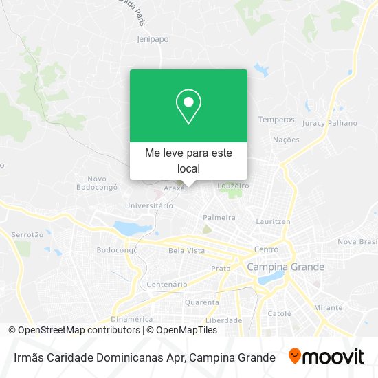 Irmãs Caridade Dominicanas Apr mapa