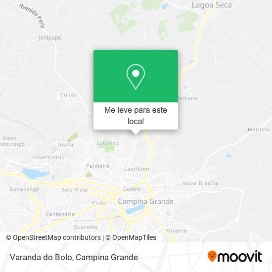 Varanda do Bolo mapa