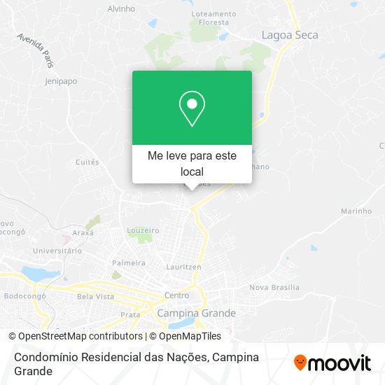 Condomínio Residencial das Nações mapa