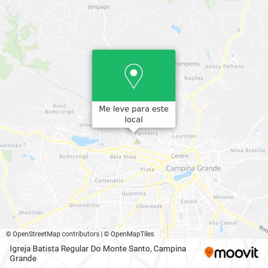 Igreja Batista Regular Do Monte Santo mapa