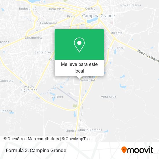 Fórmula 3 mapa