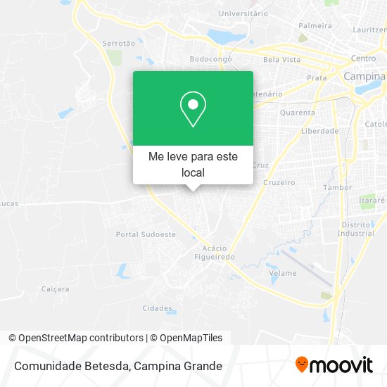 Comunidade Betesda mapa