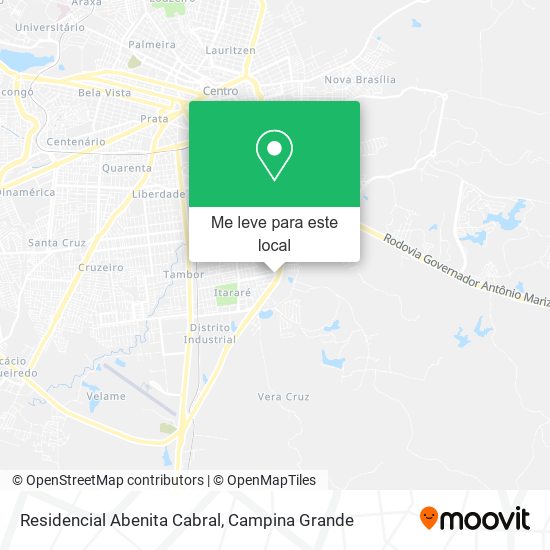 Residencial Abenita Cabral mapa