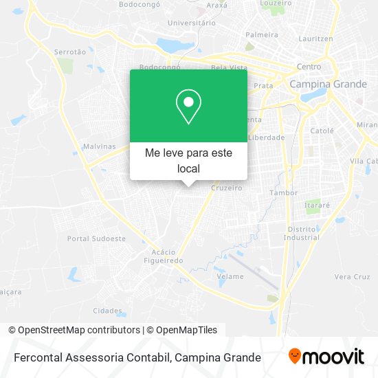 Fercontal Assessoria Contabil mapa
