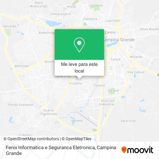 Fenix Informatica e Seguranca Eletronica mapa