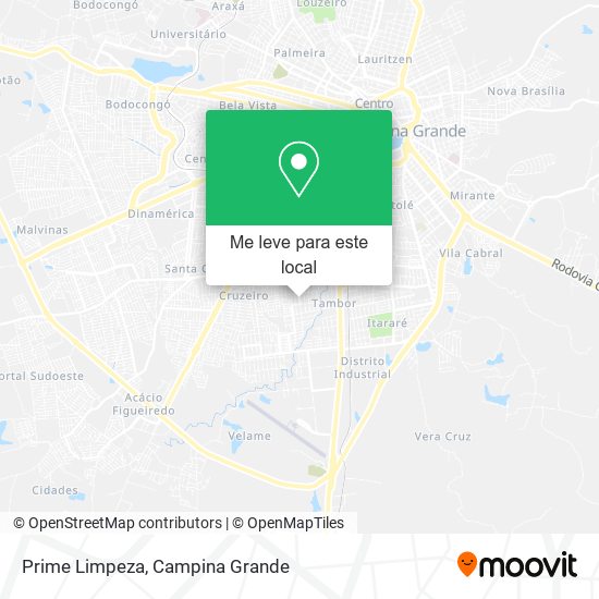 Prime Limpeza mapa