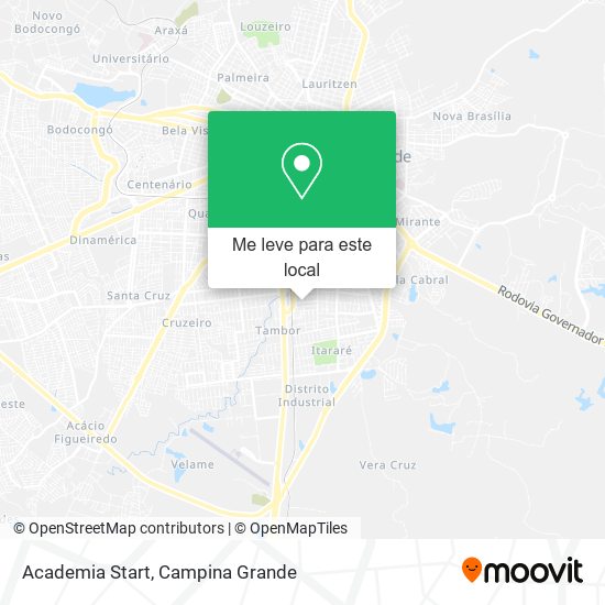 Academia Start mapa