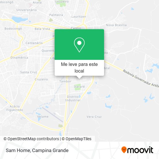 Sam Home mapa