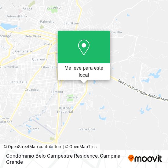 Condominio Belo Campestre Residence mapa