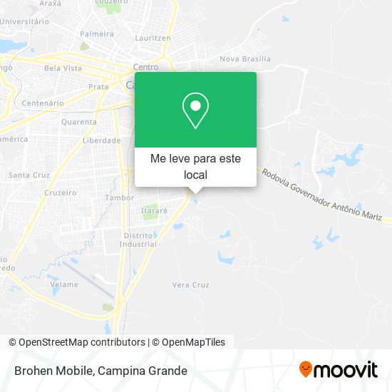 Brohen Mobile mapa