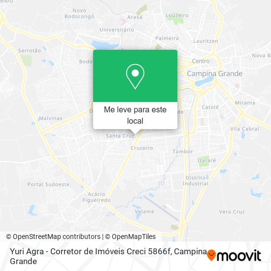 Yuri Agra - Corretor de Imóveis Creci 5866f mapa