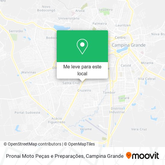 Pronai Moto Peças e Preparações mapa