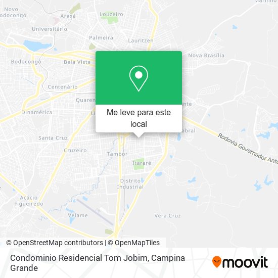 Condominio Residencial Tom Jobim mapa