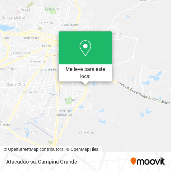 Atacadão sa mapa