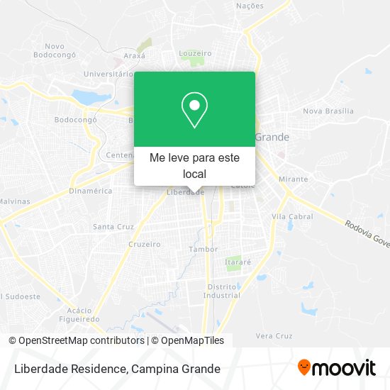 Liberdade Residence mapa