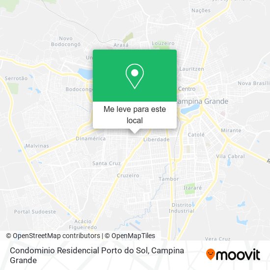 Condominio Residencial Porto do Sol mapa