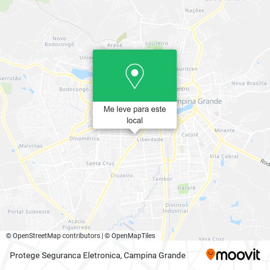 Protege Seguranca Eletronica mapa