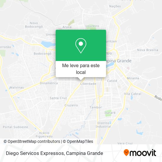 Diego Servicos Expressos mapa
