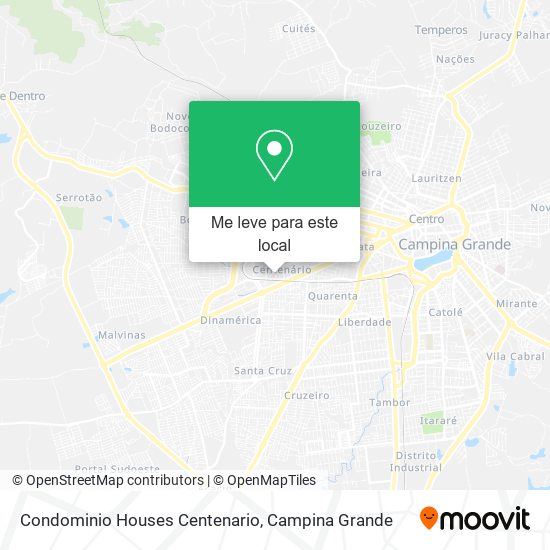 Condominio Houses Centenario mapa