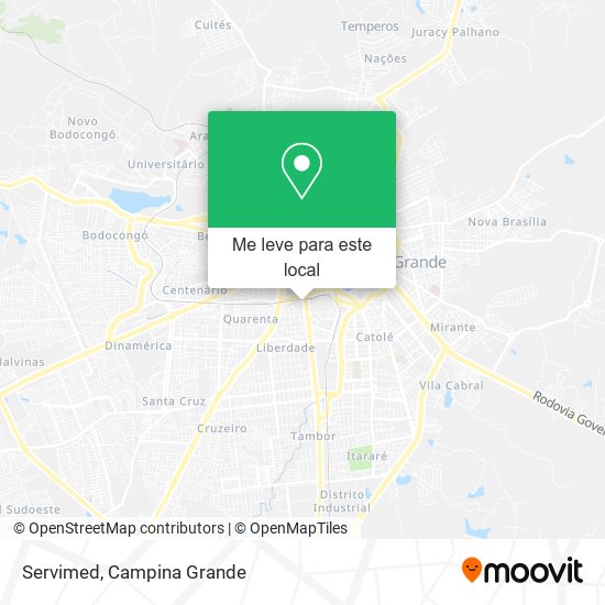 Servimed mapa
