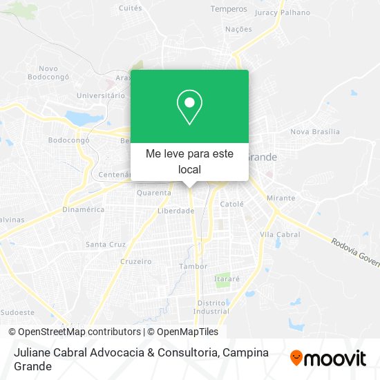 Juliane Cabral Advocacia & Consultoria mapa