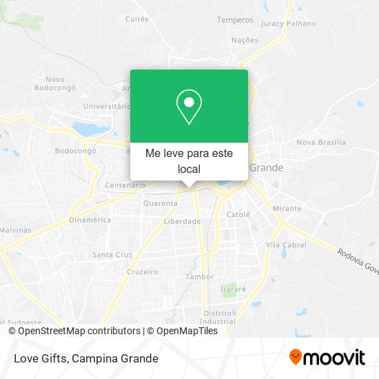 Love Gifts mapa